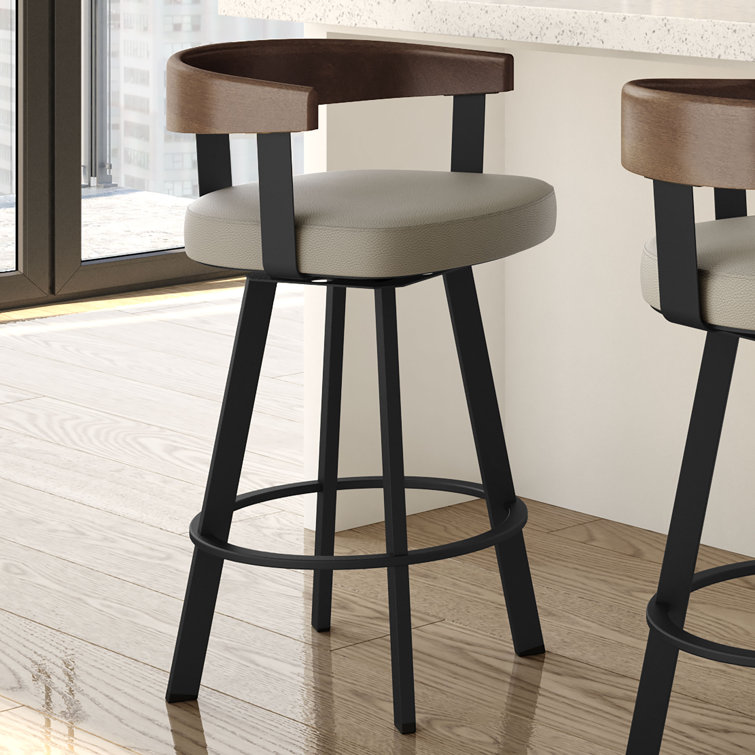 Stool with small outlet back